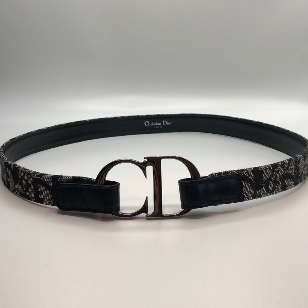 Authentic Vintage Christian Dior Trotter Logo Belt - Picture 2 of 6
